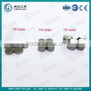 0.125oz Tungsten Cylinder Used for Weights photo-3