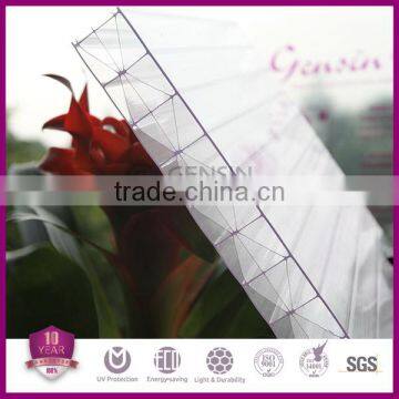 Haining Gensin Grade A 25mm Polycarbonate Transparent Multiwall Sheet/polycarbonate Polyglass Sheet /pc Eraction Partition photo-5