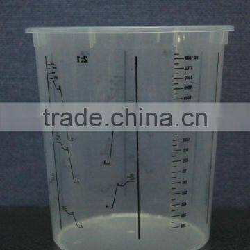 Plastic Spray Painting Mixing Cup rigid type