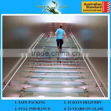 3-19mm Tempered Glass Staircase for Sale photo-2
