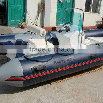 2015 hot sale 4.3m Rib inflatable boat manufacturers