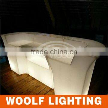 Waterproof Glowing PE Wine Table Led Bar Counter photo-3