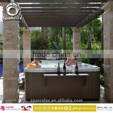Luxury CE Approval Outdoor 8 to 12 Persons Whirlpool Massage Balboa Acrylic Jazz Spa photo-3
