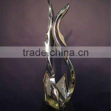 Modern Stainless Steel Abstract Statue