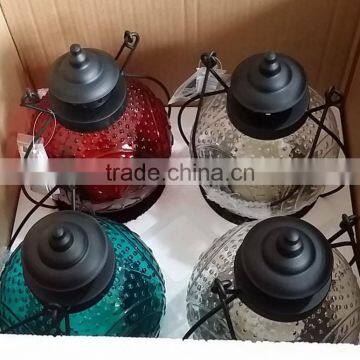 Spray Glass Ball Bottle Candle Holder photo-2