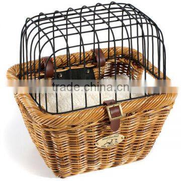 Hot Exqusite modern design pet bicycle basket