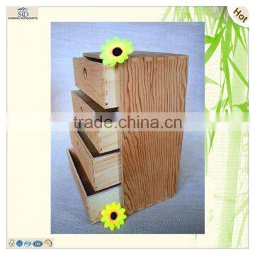 Bangles Storage Drawer Four Layer Wooden Jewelry Box photo-6