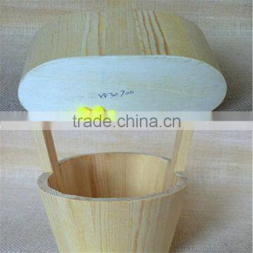 Bucket Small Wood Buckets Antique Wood Bucket Kids Toy Buckets Wood Toy Bucket for Sale photo-6