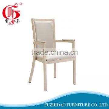 White leather cheap waiting room chair with comfotable back