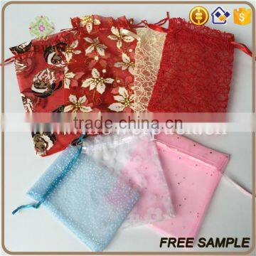 Customized Drawstring Nylon Orgazna Bag Organza Pouch photo-2