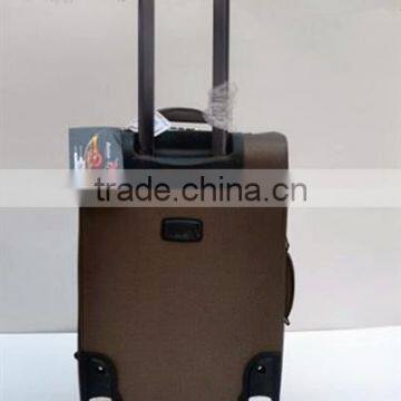 Twill Double-color Brown and Black 4pcs Luggage Set photo-2