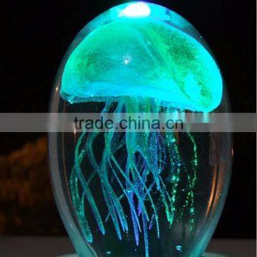 LED 3d Laser Jellyfish Crystal Gift Items photo-5