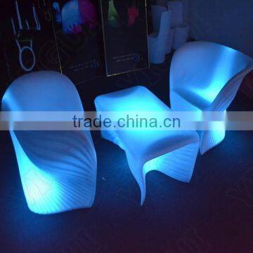 big size color change remote control long LED Tea/Coffee table