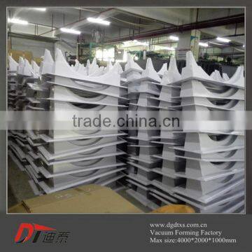 Custom White Arched Plastic Shape Part by Vacuum Forming photo-5