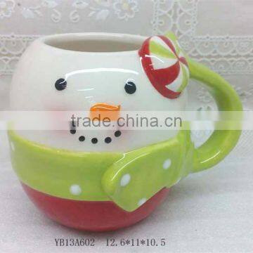 Novelty wholesale pottery for christmas decoration