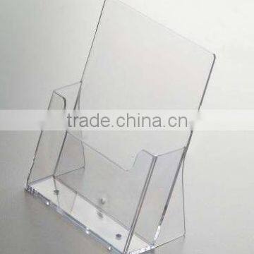 Factory wholesale acrylic a5 menu display stand/acrylic sheets a5 size