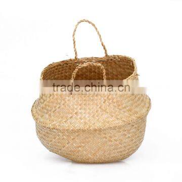 Natural Color Seagrass Basket/ Seagrass Laundry Basket photo-2