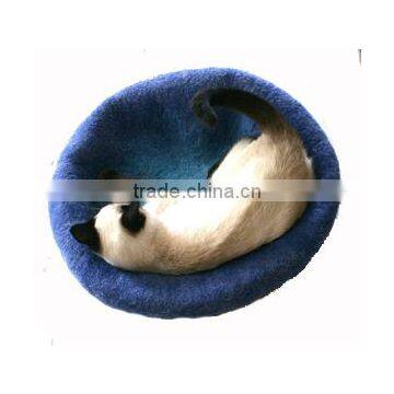 China Wholesale Cat Cave Wool Felt Cat Cave Felt Pet Bed photo-6