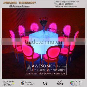 Acrylic Material Glow Lounge Louis Ghost Chair Stackable photo-2