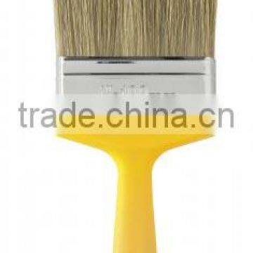 plastic handle natural bristle & polyester mixed masonery brush