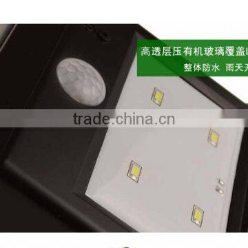 4 LED Solar Power Motion Sensor Garden Security Lamp Outdoor Waterproof Light photo-2