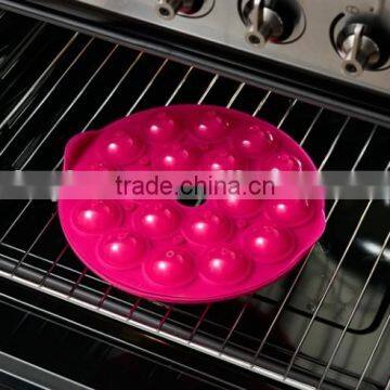 Silicone Chocolate Mould Ball Shape Jelly Cake Mould Cake Decorating Perforated Baking Tray photo-2