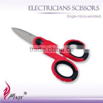 5.5" PP+TPR Plastic Grip Electrician Scissor