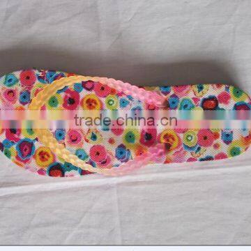 PE colorful slippers