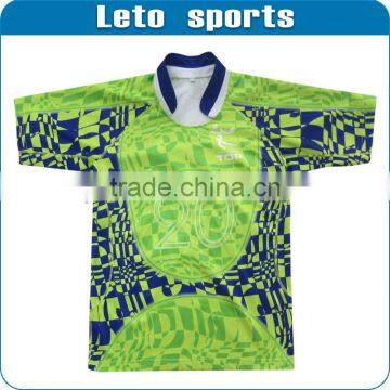 sublimation print rugby jerseys for men