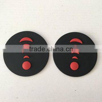 China Wholesale High Quality Custom 3d Embossed Logo Rubber Label Pvc Patch photo-2