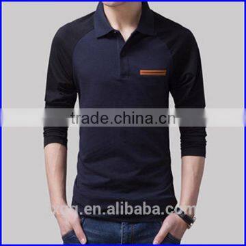 High Quality Cotton Polyester Brand Polo Men Shirts Long Sleeve Unifrom Polo Shirt