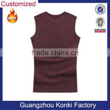 Men Cotton Spandex Basquiat Crown Tank Tops photo-2