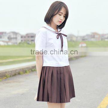 Custom Sailor School Uniform Shirt And Skirt