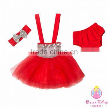European Style Children Clothing Casual Baby Sequin Knitting Little Princess Girls Dress photo-6