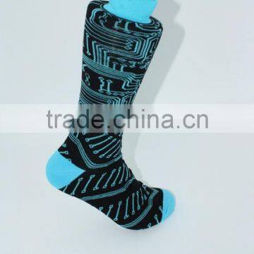 Wholesale Combed Cotton Dress Socks Men as Happy Socks Quality photo-4