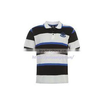 Mans Striped Polo Shirts, Short Sleeve, 65poly /35 Cotton photo-2