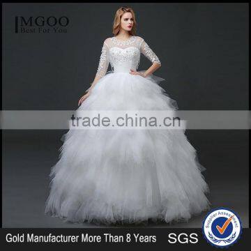 OEM Sweatheart A-line Emboridery Neckline Sexy Backless Bridal Gown Lace Wedding Dresses 2016 In Stock