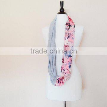 Floral Nursing Scarf - Nursing Cover Scarf - Christmas Gift for Mom - Pink Breastfeeding Cover - New Mom Gift - Baby Shower Gift photo-5