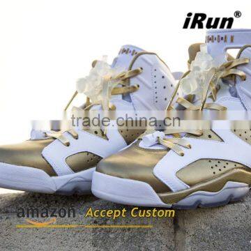 Luxury Flat Gray Leather Sneaker Shoelaces Metal Tips Faux Sheepskin Leather Grey Shoelace for Ultra Boost - 8 Colors photo-6