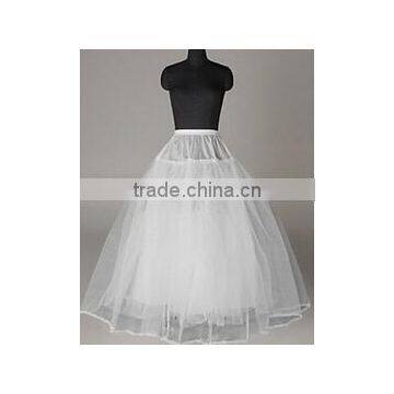 walson instyles wholesale New White 3-Layers Tulle Hoopless Wedding Dress Underskirt/Underdress Petticoat