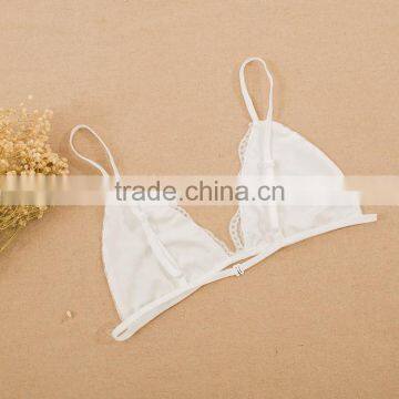 Top Level Non-convertible Straps Sexy Lace Women Bra photo-4