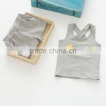 Summer Girls Printing Tank Top and Shorts Cotton Casual Kids Clothing Sets photo-6