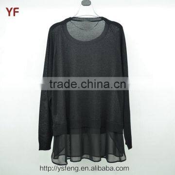 Black Design Hand-Knitted Models Sweaters For Girls photo-2