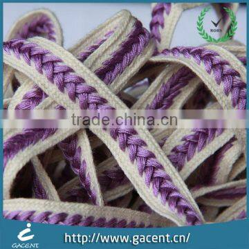 China Wholesale Custom Woven Twisted Piping Cord for Headband photo-3