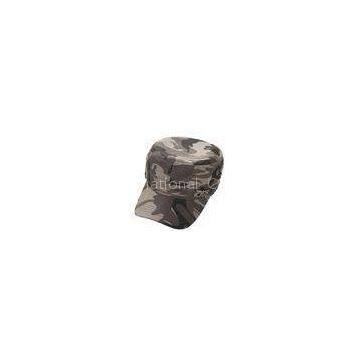 Adjusteble Velcro Camouflage Baseball Hats With Metal Logo