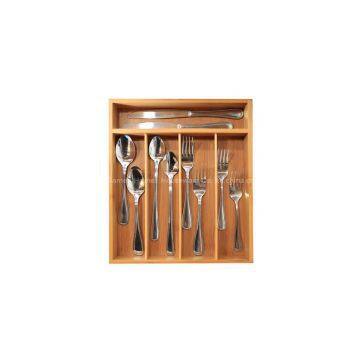 Bamboo Cutlery Tray Holder Organizer/Homex_FSC & BSCI