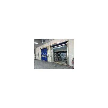 PVC High Speed Security Rolling Shutters Doors Orange Yellow Red