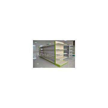 Indoor Metallic Supermarket Display Racks Light Duty 50kg - 100kg Capacity