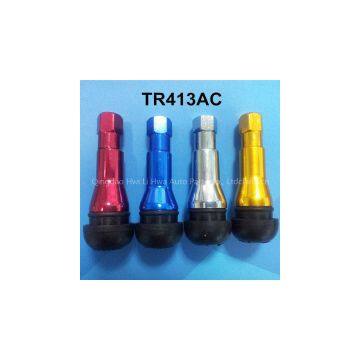 Colorful sleeve tubeless tire valves