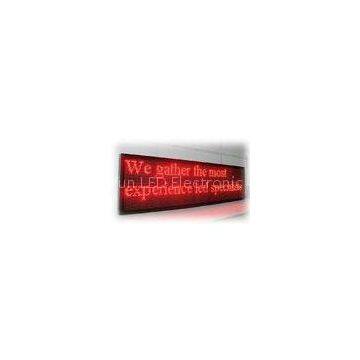 P10 Picture Single Color LED Scrolling Message Signs Board Outdoor